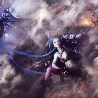 Vi and Jinx wallpaper