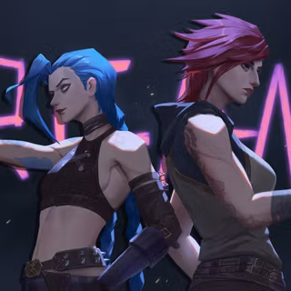 Vi and Jinx wallpaper