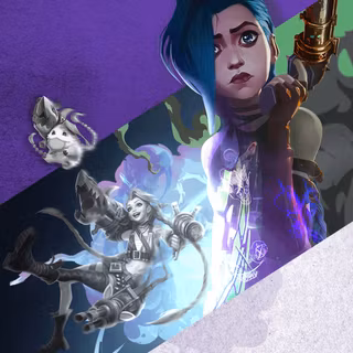 Vi and Jinx wallpaper