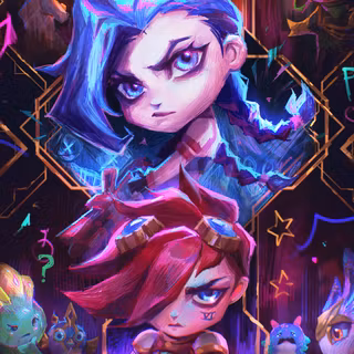 Vi and Jinx wallpaper