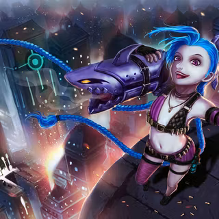 Vi and Jinx wallpaper