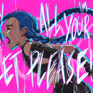 Vi and Jinx wallpaper