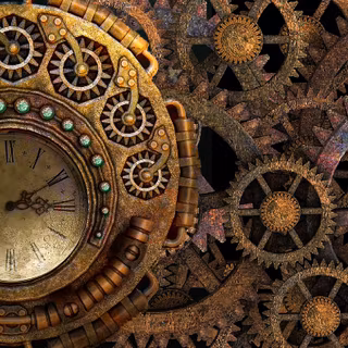 Clock gears wallpaper