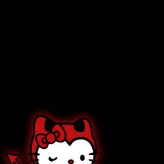 Black Sanrio wallpaper