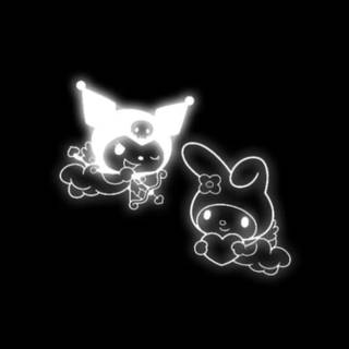 Black Sanrio wallpaper