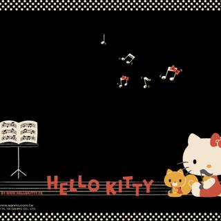 Black Sanrio wallpaper