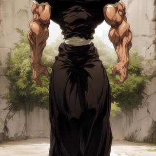 Yujiro Hanma 4k iPhone wallpaper