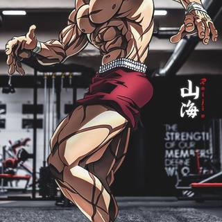 Yujiro Hanma 4k iPhone wallpaper