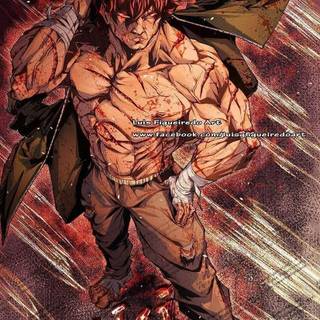 Yujiro Hanma 4k iPhone wallpaper