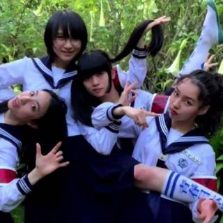 Atarashii Gakko computer wallpaper