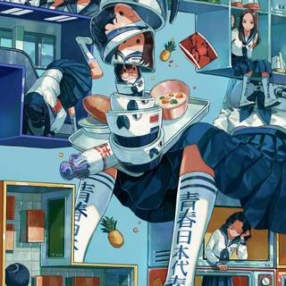 Atarashii Gakko! wallpaper