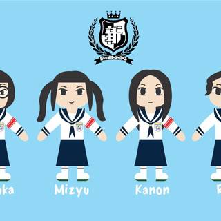 Atarashii Gakko computer wallpaper