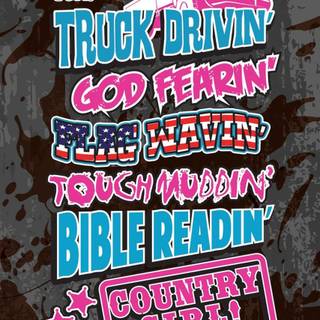 Country girl wallpaper