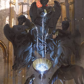 Dark medieval wallpaper