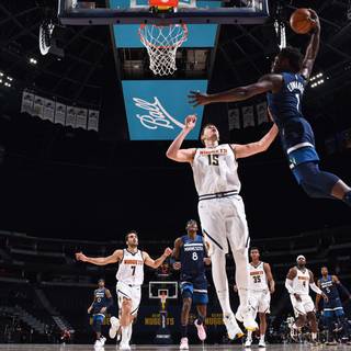 Anthony Edwards dunk wallpaper