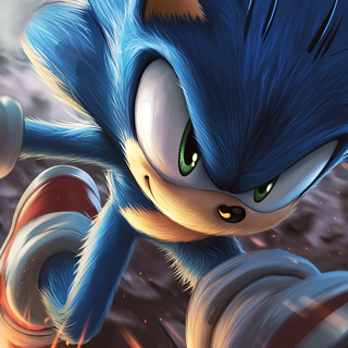 Sonic 4k PC wallpaper