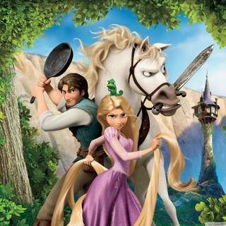 4k Tangled wallpaper