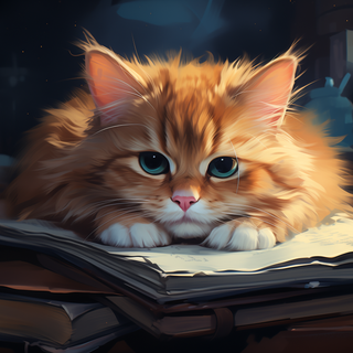 Ginger cat 4k wallpaper