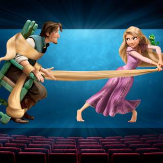 4k Tangled wallpaper