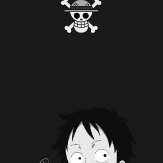 Anime Luffy black wallpaper