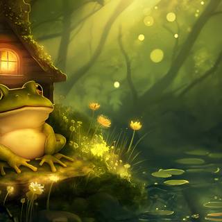 Cottagecore art wallpaper