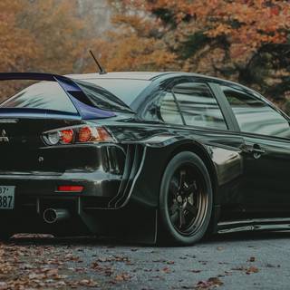 Mitsubishi Evo 4k wallpaper