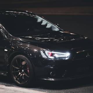 Mitsubishi Evo 4k wallpaper