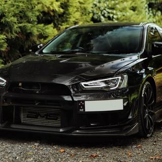 Mitsubishi Evo 4k wallpaper