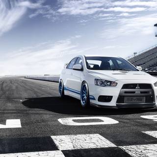 Mitsubishi Evo 4k wallpaper