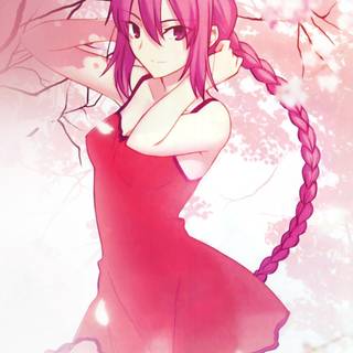 Pink girl 4k wallpaper