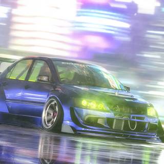 Mitsubishi Evo 4k wallpaper