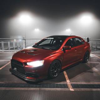 Mitsubishi Evo 4k wallpaper