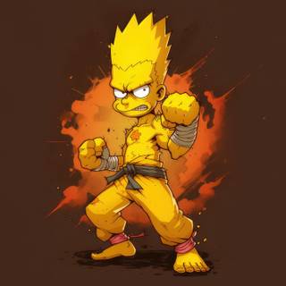 Bart Simpson PC 4k wallpaper