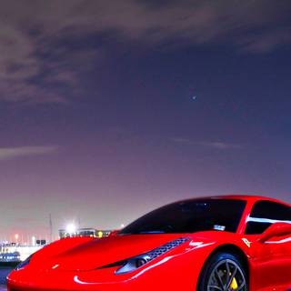 Red car phone wallpaper