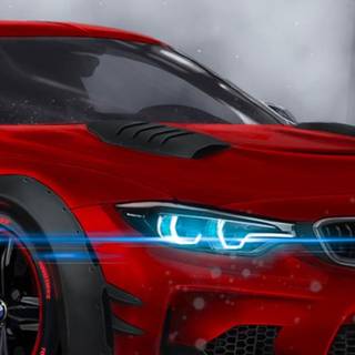 Red car phone wallpaper