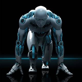 Artificial intelligence phone wallpaper