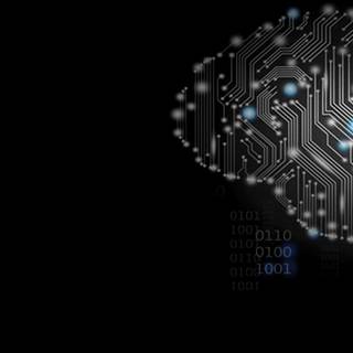 AI brain wallpaper