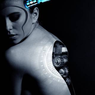 Artificial intelligence phone wallpaper