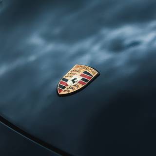 Porsche logo phone wallpaper