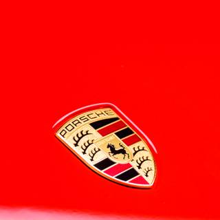 Porsche logo phone wallpaper