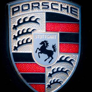 Porsche logo phone wallpaper