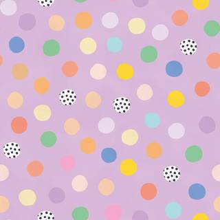 Spotty wallpaper
