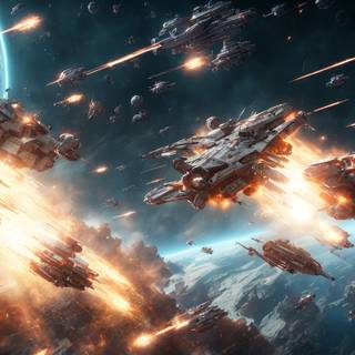 Space Fleet wallpaper