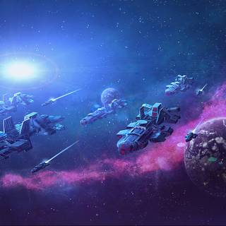 Space Fleet wallpaper