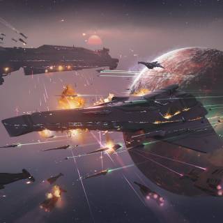 Space Fleet wallpaper