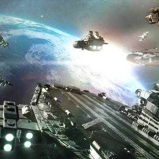 Space Fleet wallpaper