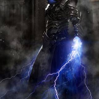 Lightning man wallpaper