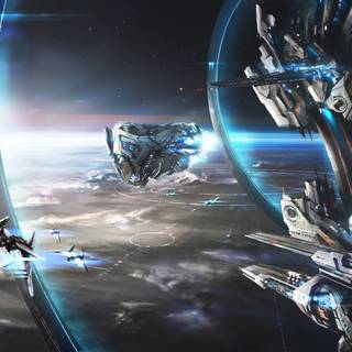 Space Fleet wallpaper