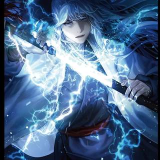 Lightning man wallpaper