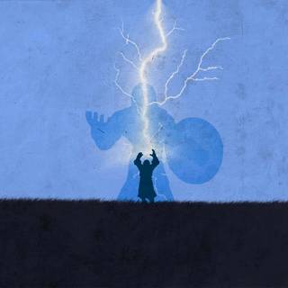 Lightning man wallpaper